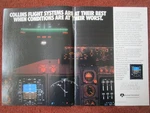 11/1991 Pub Rockwell Collins Avionics Flight Systems 747-400 Cockpit Original Ad. Fixed Price $11.79.
