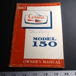 Cessna 1967 Model 150 Owners Manual Original Pilot Handbook Guide Vinatge Rare. Fixed Price $19.99.