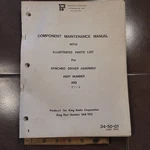 King Pacific Electro 521D Synchro Driver 499 Service & Parts Manual, 068-1013. Fixed Price $115.24.