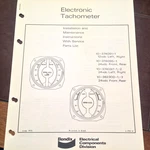 Bendix Electronic Tachometer Install, Service & Parts Manual. Fixed Price $71.51.