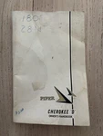 Piper Cherokee Owners Handbook Manual PA-28-180. Fixed Price $24.99.