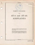 1944 Aaf Curtiss AT-9/AT-9A Jeep Trainer Parts Catalog Flight Manual Handbook-cd. Fixed Price $74.99.