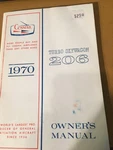 1970 Cessna TU206E Turbo Skywagon Owner's Manual. Fixed Price $93.68.