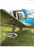 Slide Down Aircraft Tie Blue/white New. Fixed Price $61.00.