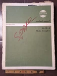 Collins 161E-2 Mode Coupler Overhaul Manual. Fixed Price $137.81.
