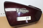 1981 Yamaha Virago XV750 Left Side Cover Panel (YTPU117). Fixed Price $26.95.