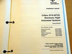Collins EFIS-86T (5) Install And Ramp Maintenance Manual. Fixed Price $234.58.