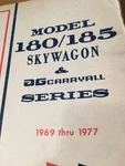 1969-1977 Cessna 180H 180J 180K A185E A185F Service Manual. Fixed Price $134.89.
