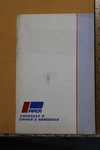 1973 Piper Cherokee Owner's Handbook Model PA-28-180 Aircraft Manual. Fixed Price $10.00.