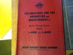 Jacobs L-4MB And L-6MB Operation & Maintenance Manual. Fixed Price $159.53.