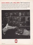 Collins 618F-1 Vhf Transceivers Print Vintage 1962 Aviation Radio. Fixed Price $10.93.