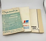 Lot Of 9 Piper Handbooks & Manuals, Franklin Engines, American Aviation AA-5. Fixed Price $75.00.