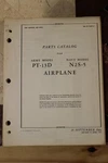 Orig 1945 Aaf Boeing PT-13D/N2S-5 Stearman Illustrated Parts Pilot Flight Manual. Fixed Price $299.99.