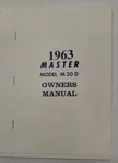 Mooney 1963 Master M20D Owner's Manual-reproduction. Fixed Price $9.20.