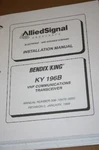 Bendix King KY196B Vhf Comm Receiver Install/maintenance/overhaul Manual. Fixed Price $150.00.