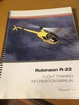 Robinson Helicopter R22 Pilot's Flight Trainng Information Manual. Fixed Price $56.89.