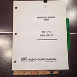 King KRA-10 & 10A Radar Altimeter Bench Test Set Service Overhaul Manual. Fixed Price $77.78.