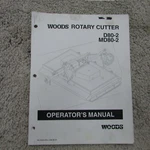Operators Manual Woods Rotary Cutter D80-2, MD80-2. Fixed Price $19.99.