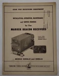 Lear Models 2200A-B/2201A-B Marker Beacon Receivers Installation Ops Maint-orig.. Fixed Price $17.25.