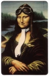 3U 'mona' Aviation Art: Artistic Lisa' Flying Gear - Signed Phone Card. Fixed Price $23.98.