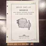 Bendix S-400 Flange Mounted Magneto Parts Listing Manual. Fixed Price $105.27.