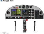 Diamond DA20 C1 With Garmin Avionics Cockpit Training Poster. Fixed Price $53.72.