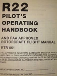 Robinson Helicopter R22 Pilot's Operating Manual. Fixed Price $95.87.