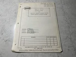 Lord Service Manual For LM-412 Mounting Assemblies. Fixed Price $106.32.