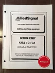 King Radio & KRA-10A Radar Altimeter Install Manual. Fixed Price $90.75.
