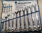 Vtg Chicago Pneumatic Nos Combination Wrench Set 14 Pc Professional Tools Chrome. Fixed Price $169.15.